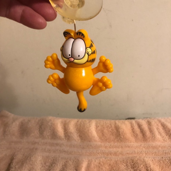 Paws Garfield Suction Cup Pull String Climbing & Moving Cat 4” Works - Picture 7 of 9